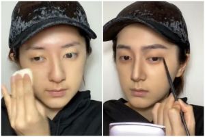 Cewek ini rias wajahnya jadi cowok, potret hasilnya mirip idol K-Pop