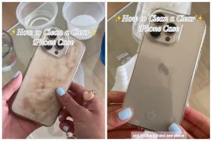 Cara bersihkan casing HP dekil kecokelatan, jadi bening lagi cukup tambah 3 bahan dapur