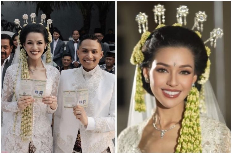 Riasannya banjir pujian gegara cuma andalkan produk lokal, ini tutorial makeup akad nikah Susan Sameh