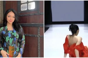 Jatuh saat saat catwalk, sikap Naura Ayu yang disebut bak model profesional ini bikin salut