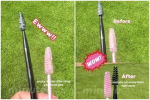 Trik bersihkan spoolie alis kotor akibat eyebrow gel ini mudah nggak perlu sabun khusus