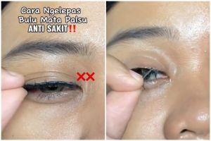 Asal copot bisa berujung iritasi, ini trik melepas bulu mata palsu antisakit pakai 1 produk skincare