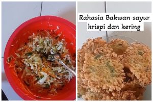 Tanpa terigu, begini cara bikin bakwan sayur lebih kering dan renyah pakai 1 jenis tepung