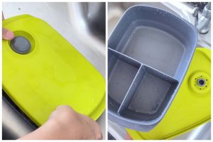 Bukan ditaburi kopi, ini trik hilangkan bau makanan membandel di wadah makan dalam 15 menit