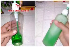 Bikin hemat uang belanja, ini trik perbanyak sabun cuci piring yang hampir habis pakai 1 bahan dapur