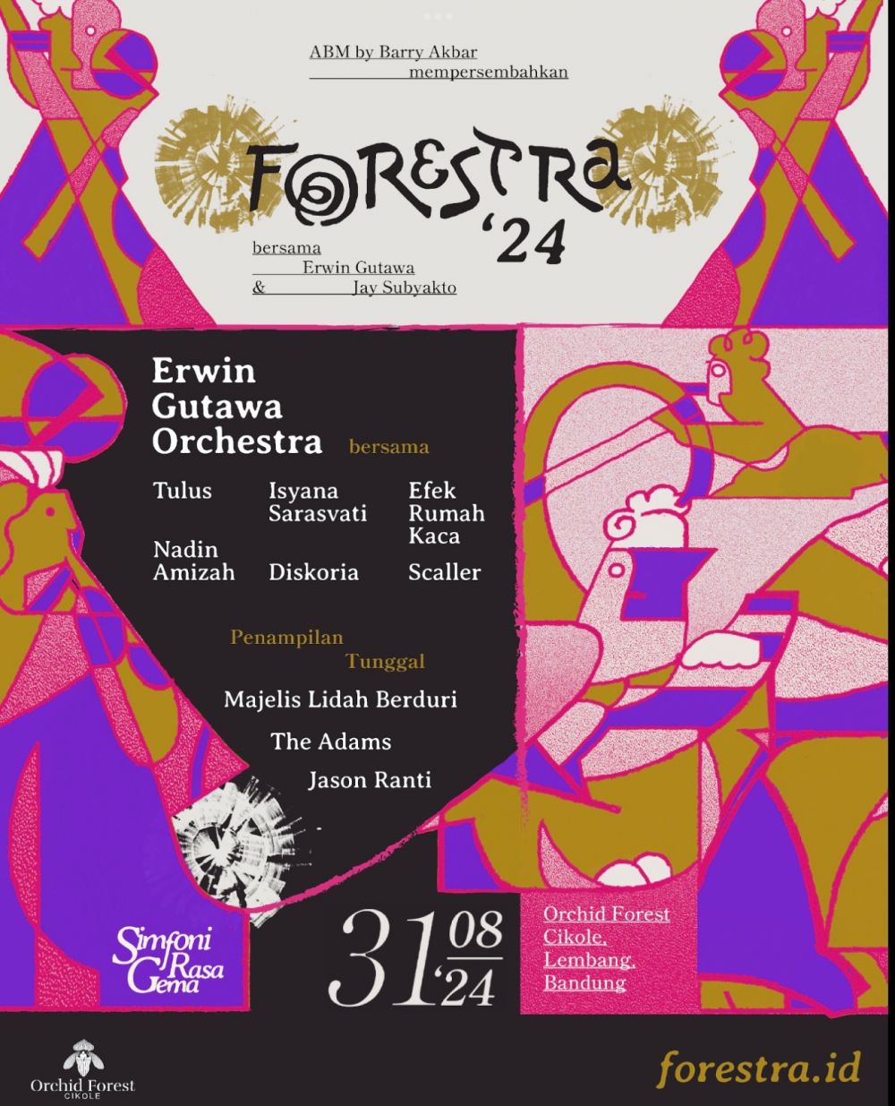 Satu-satunya pertunjukan orkestra di tengah hutan, Forestra 2024 umumkan lineup