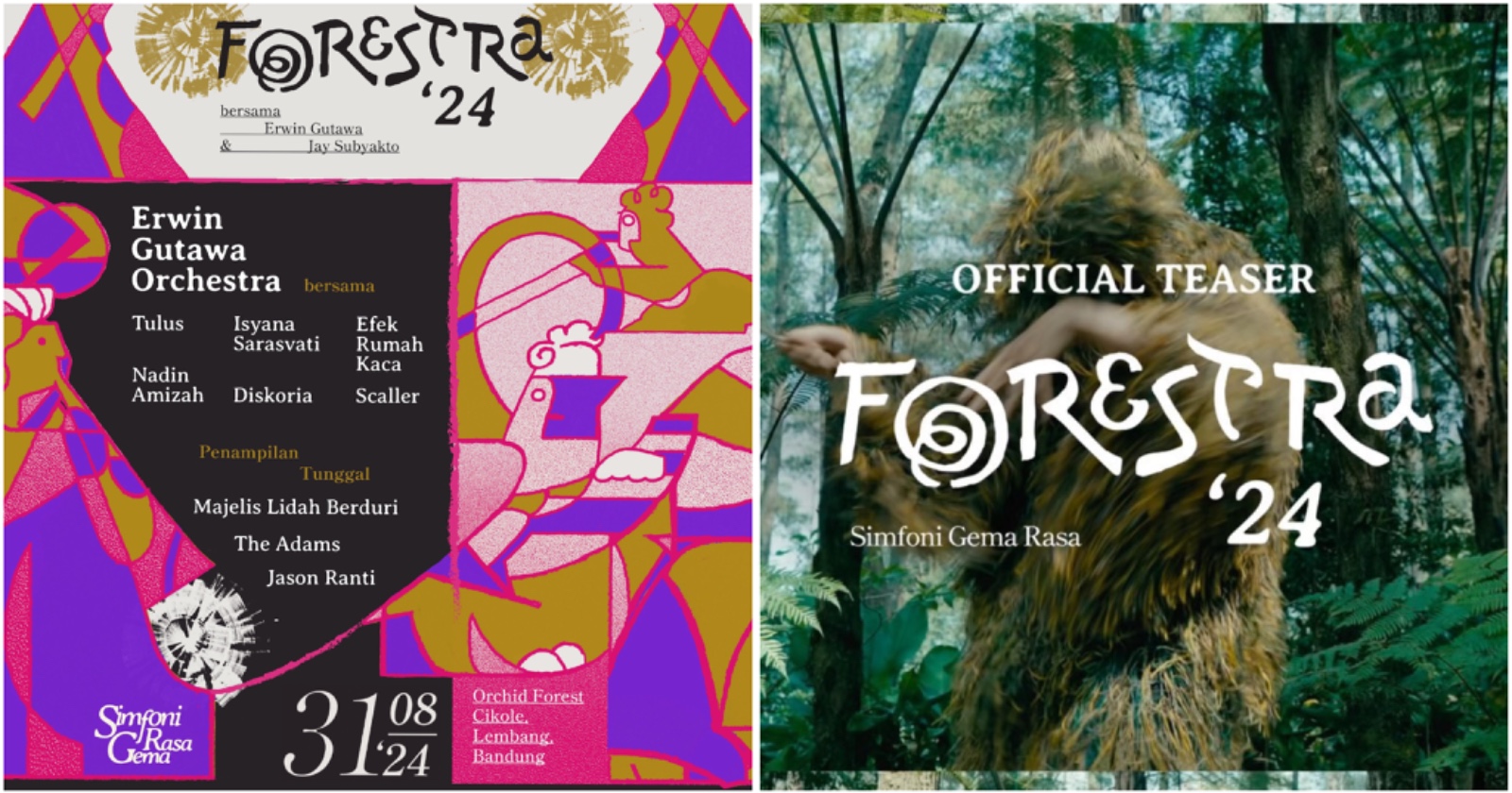 Satu-satunya pertunjukan orkestra di tengah hutan, Forestra 2024 umumkan lineup