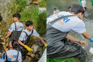 BRI peduli jaga sungai jaga kehidupan, edukasi masyarakat menjaga kebersihan sungai dan hijaukan lingk
