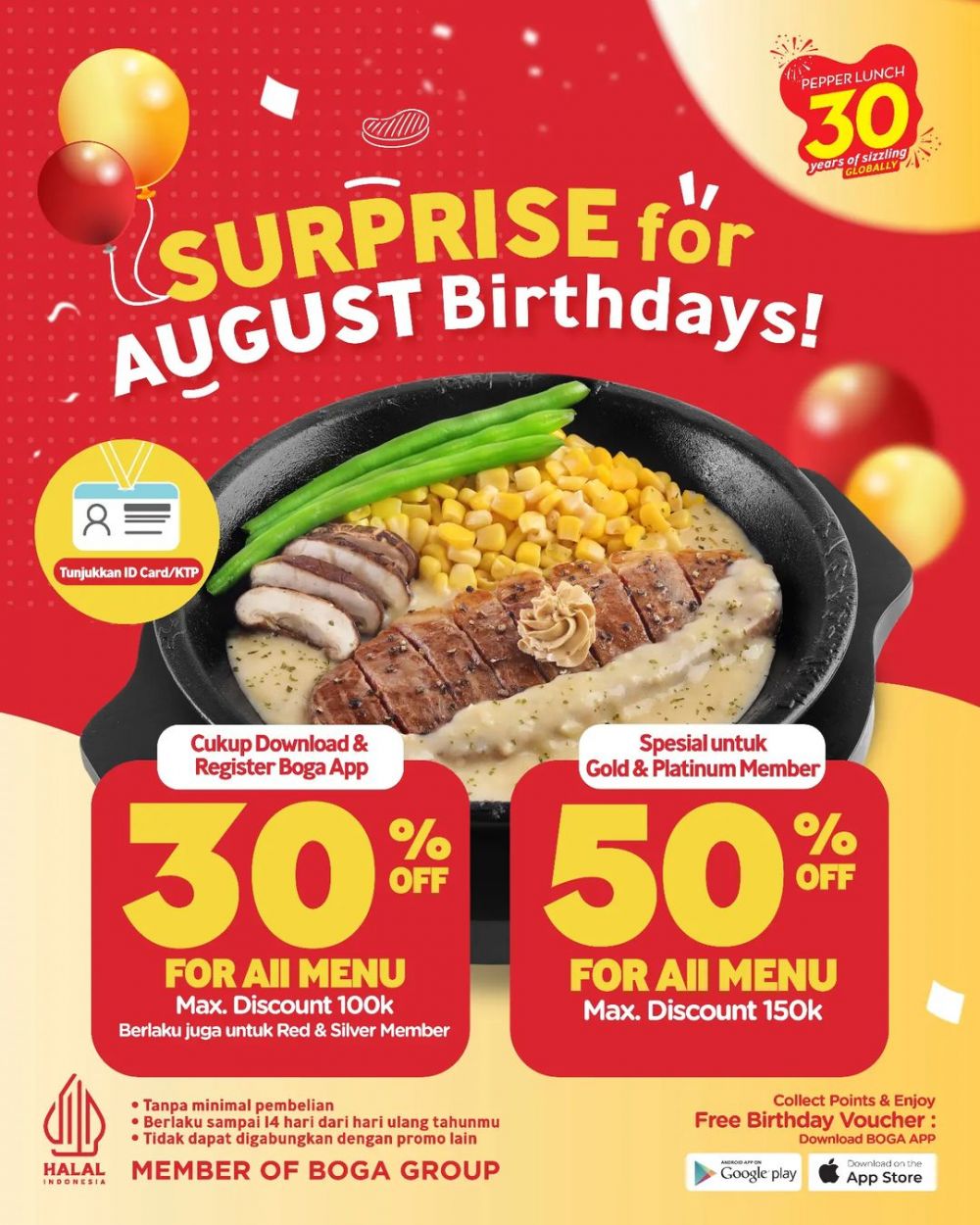 Banyak diskon kemerdekaan, ini 13 promo makanan dan minuman selama Agustus 2024
