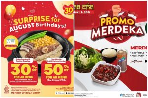 Banyak diskon kemerdekaan, ini 13 promo makanan dan minuman selama Agustus 2024