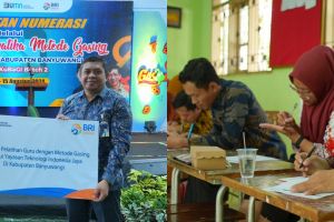 Tingkatkan mutu pendidikan di daerah, BRI ajak guru Banyuwangi latihan numerasi metode gasing