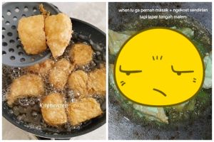 Anak kos ini ngide goreng tahu pakai 1 bahan dapur agar wangi, jadinya nyeleneh bikin tak selera makan