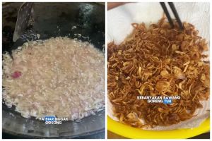 Tanpa dibaluri tepung atau direndam cuka, ini trik goreng bawang merah agar antigosong dan renyah