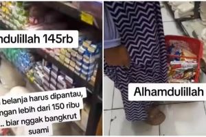 Suami ini sengaja pantau istrinya belanja agar tidak lebih dari Rp150 ribu, alasannya takut bangkrut