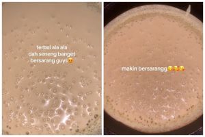 Yakin berhasil saat adonan bersarang, terang bulan buatan wanita ini hasil akhirnya bikin meringis