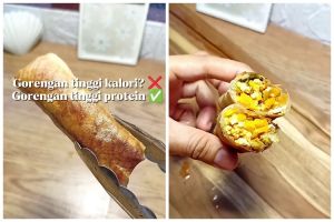 Bukan dimasak pakai airfryer, ini trik bikin lumpia goreng sehat, rendah kalori, dan tetap renyah