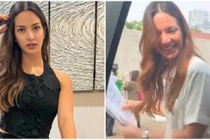 Momen Nia Ramadhani urus visa di Kedutaan Besar AS sendirian, gayanya malah dikira mau lamar kerja