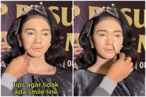 Jangan ditimpa bedak, trik atasi makeup crack pada garis senyum ini mudah cuma butuh 2 langkah