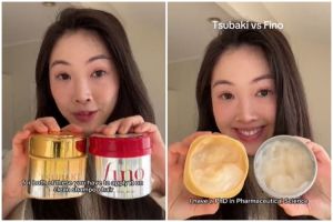 Battle review hair mask Jepang Fino & Tsubaki diklaim bikin rambut halus sekali pakai, mana lebih oke?