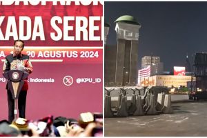 Penampakan gedung DPR RI yang didemo massa, dijaga polisi hingga dipagari beton