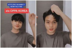 Hasilnya rapi dan bervolume, trik styling rambut cowok ala oppa Korea ini cuma perlu 5 langkah