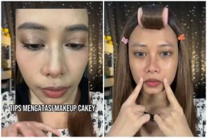 Cewek ini bagikan trik makeup tahan lama tanpa jadi cakey pakai primer dicampur 1 produk pelembap