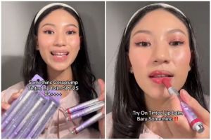 Review Somethinc Ceraplump tinted lip balm yang dibekali SPF 25, bikin bibir auto plumpy
