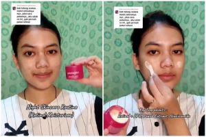 Asal pakai bikin breakout, ini urutan penggunaan night skincare retinol Glad2Glow agar lebih efektif