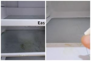 Trik bersihkan noda makanan di rak kulkas ini ampuh bikin kinclong dan antibau pakai 1 ampas dapur