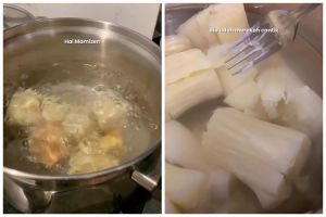 Langsung merekah dalam 10 menit, ini trik rebus singkong agar cepat empuk pakai 2 bumbu dapur