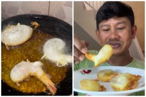 Nggak nyerah gagal hingga 6 kali, pria ini akhirnya berhasil bikin udang balon viral di TikTok