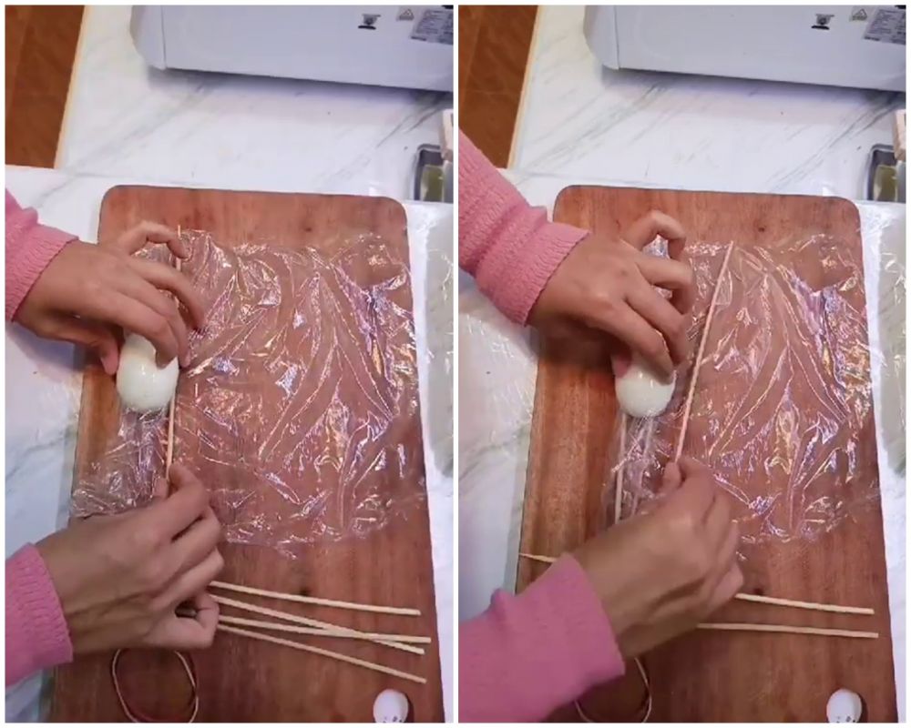 Cocok buat bekal anak, ini trik mencetak telur rebus berbentuk bunga pakai 1 alat sederhana