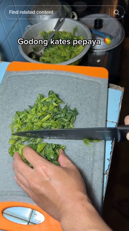 Tanpa tanah liat dan asam Jawa, ini trik ampuh hilangkan pahit daun pepaya pakai 1 bumbu dapur