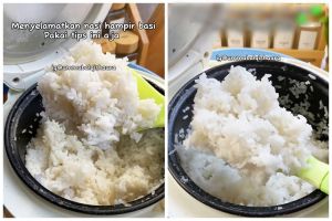Jangan keburu dibuang, ini trik menyelamatkan nasi hampir basi dan mulai asam pakai 1 bahan dapur