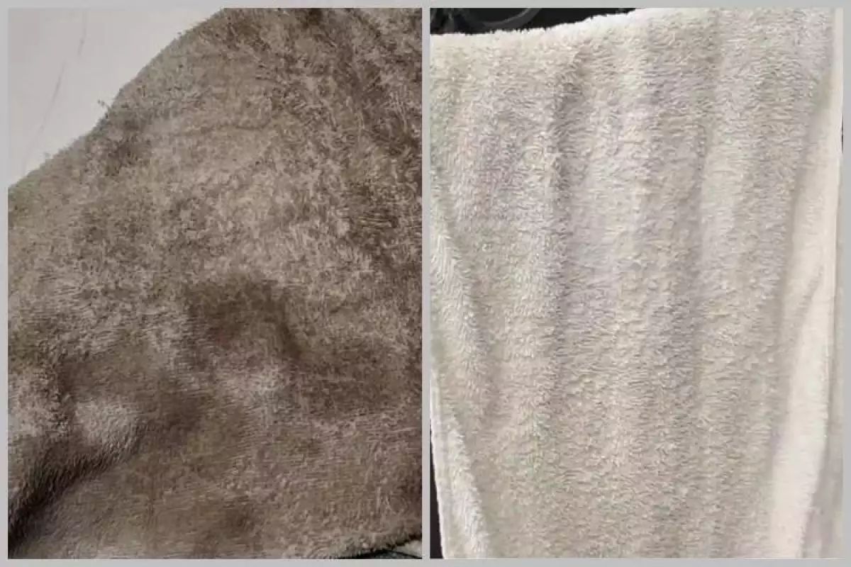 Without citric acid, tricks to wash dirty and moldy kitchen towels so