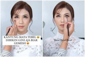 Bukan cuma ditutup concealer, trik atasi tampilan kantung mata tebal ini bikin makeup imut dan fresh
