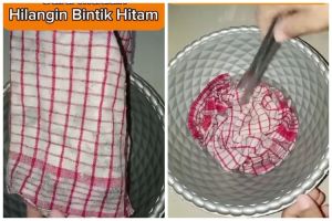 Auto wangi seperti baru, ini cara cuci lap dapur hitam dan bau apek cuma pakai 3 bahan dapur