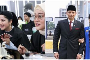 6 Potret Annisa Pohan kenakan kebaya kutu baru bermotif bunga, auranya bak bangsawan Jawa