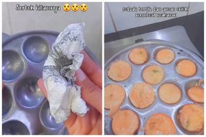 Jangan cuma dicuci sabun, ini cara bersihkan cetakan kue lumpur baru agar bersih dari serbuk hitam