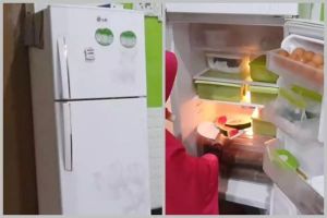 Cara bersihkan kulkas kotor dan bau dengan modal Rp 7.000, kinclong seperti baru