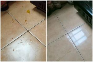 Trik mudah bersihkan keramik dapur yang kotor dan bau amis tanpa sabun