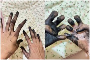 Niat bantu teman malah berakhir apes, kisah cewek hilangkan noda semir di tangan ini penuh perjuangan