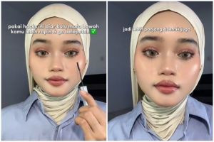 Antibleber dan tak menggumpal, ini trik aplikasikan maskara di bulu mata bawah andalkan 1 alat sekolah