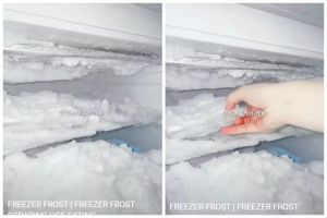 Trik aman membersihkan bunga es di freezer tanpa dicairkan