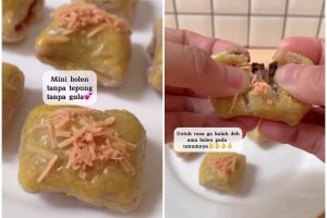 Tak perlu pakai tepung, trik bikin bolen pisang mini ini praktis dan sehat, cocok buat camilan diet