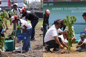 BRI ajak pembalap MotoGP tanam pohon demi keseimbangan lingkungan & dorong pariwisata hijau
