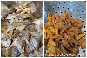 Trik menggoreng ikan asin supaya kering tapi tidak cepat gosong, teksturnya renyah dan matang sempurna