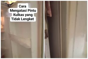 Tak perlu dibongkar, ini trik atasi karet pintu kulkas longgar agar rapat lagi dengan 2 bahan dapur