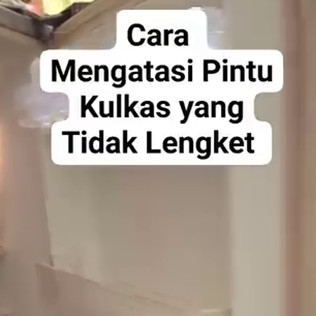 Tak perlu dibongkar, ini trik atasi karet pintu kulkas longgar agar rapat lagi dengan 2 bahan dapur