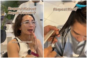 Pilih potongan manly ala cowok, perubahan cewek berambut pendek ini dipuji makin fresh dan awet muda